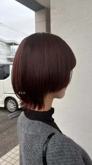 ショート カラー スナハラ リョウカのヘアスタイル