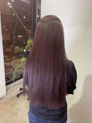 ロング カラー MAUVE MIYUのヘアスタイル