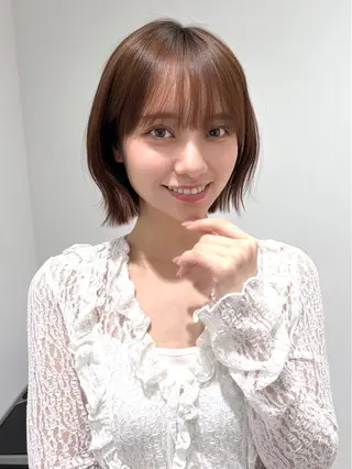 ショート くびれボブ特化✨/ レイヤーボブ/渋谷のヘアスタイル