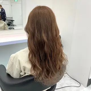 ロング カラー パーマ ヘアアレンジ メンズ 🤍透明感カラー🤍 似合わせ🤍AINEのヘアスタイル