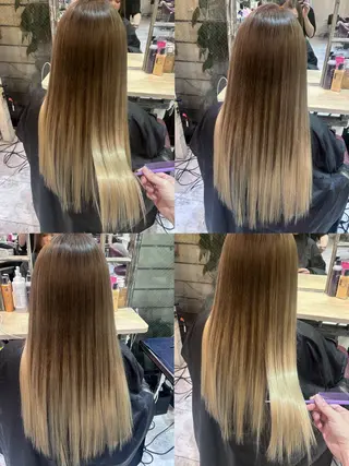 ロング カラー 二 宮のヘアスタイル