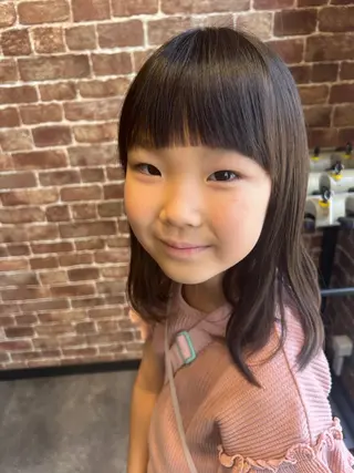 ミディアム カラー 久木原 ゆりのヘアスタイル