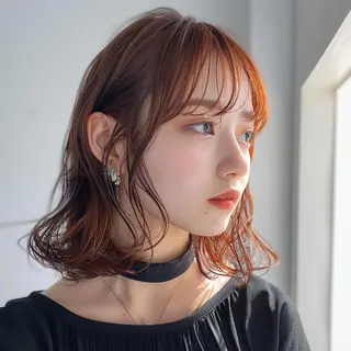 ショート カラー レヴ　草加駅3分🌻 ✂️早朝深夜営業🌱のヘアスタイル