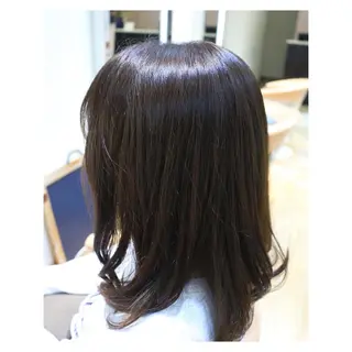 セミロング カラー ショートカット／ 明千（ミチ）のヘアスタイル