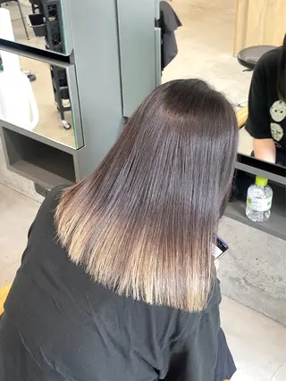 ミディアム 【ブリーチ1回】 薬剤ヲタクひろのヘアスタイル