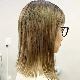 ミディアム カラー sand瀧川真平 /ショートヘア/ボブのヘアスタイル