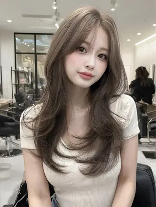 ロング カラー 美容師＆アイリスト 秋山  沙有🎀🪽のマツエク・マツパデザイン