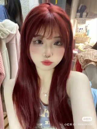 ロング カラー うる艶ストレート♡透 明感カラー♡かずまるのヘアスタイル