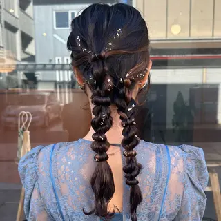 ロング 🌈トップデザイナー 金沢駅近nanamiのヘアスタイル
