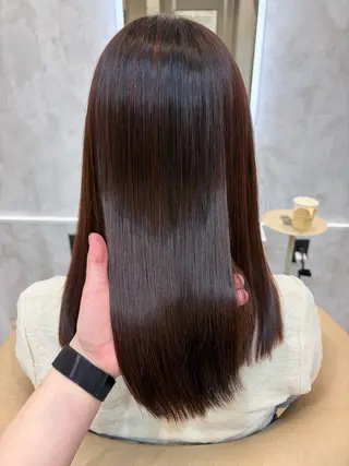 ミディアム カラー 畑中 夢のヘアスタイル