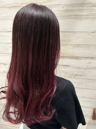 ロング カラー 髪質改善/縮毛矯正 ツヤ髪🩷さつきのヘアスタイル