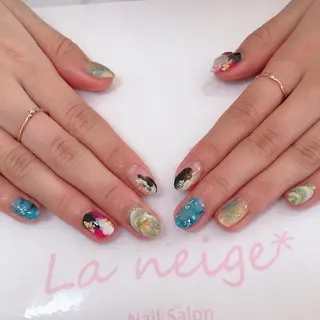 ネイル La neige* yuki 🐩🌙のネイルデザイン