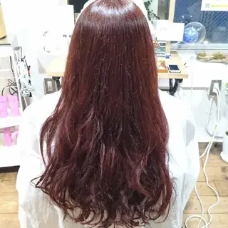 ロング カラー 井上 涼花のヘアスタイル