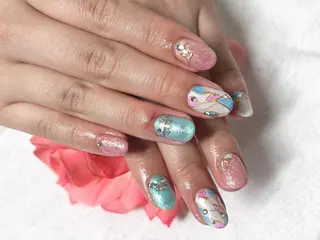 ショート ネイル 《LB》ラブリエ Nail&eyeのマツエク・マツパデザイン