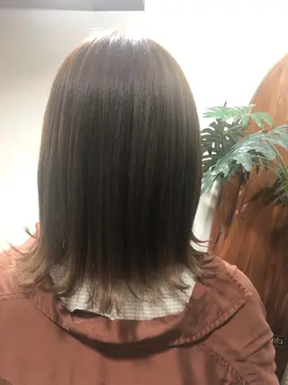 ミディアム カラー pep natsumiのヘアスタイル
