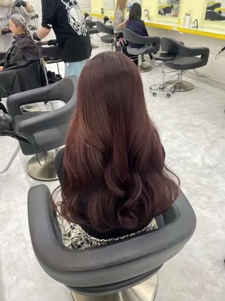 セミロング カラー パーマ ヘアアレンジ メンズ キッズ 💖横浜ブリーチなし 💖MIHOのヘアスタイル