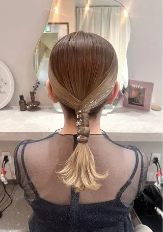 ミディアム エクステ＆ヘアセット Milaのヘアスタイル