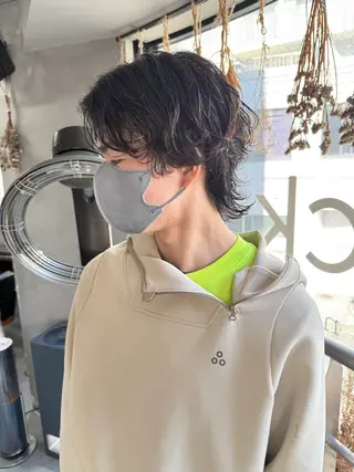 ショート ウルフ レイヤー パーマ🪐MANAのヘアスタイル