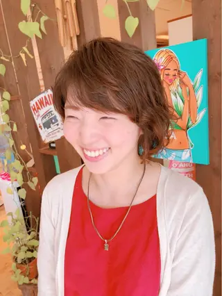 ミディアム YUSUKE ITOのヘアスタイル