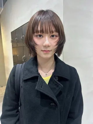 ミディアム kyoka/レイヤー /ハッシュカットのヘアスタイル