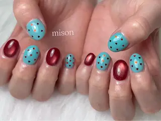 ネイル mison 安形友花のネイルデザイン