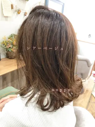 カラー NOPPO 和泉市 美容室/奥村 飛鳥のヘアスタイル