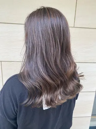 ロング カラー パーマ 有馬ミク🌈 似合わせ美容師のヘアスタイル