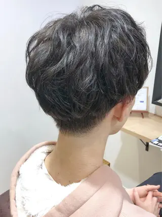 ショート パーマ 🍎みついじゅん🍏 ボブ指名No.1のヘアスタイル