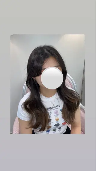 ロング 🌙コテ巻き風パーマ 🌙菜月のヘアスタイル