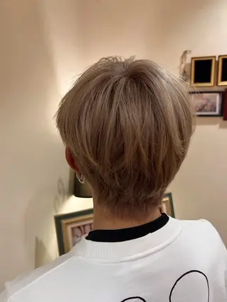 カラー メンズ 韓国スタイル🫧 サーシャのヘアスタイル