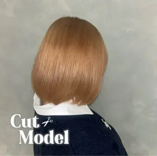 ショート ワンカラー/レイヤー 🩷モエのヘアスタイル