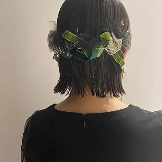 ミディアム ヘアアレンジ KAWATOKO MISUZUのヘアスタイル