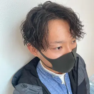 ショート カラー パーマ メンズ 🔥メンズカラー🔥 セヤシュウヘイのヘアスタイル