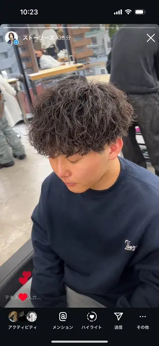 パーマ メンズ 🔥メンズカット＋ パーマの達人🔥のヘアスタイル