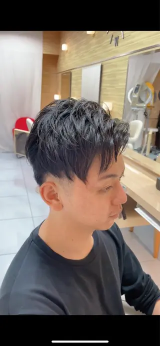 ショート メンズ 🔮メンズ縮毛矯正 メンズパーマ💎竹永のヘアスタイル