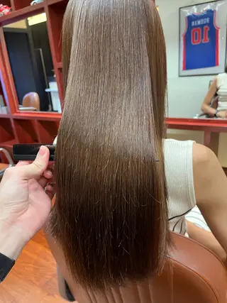 ロング カラー 髪質改善/縮毛矯正 seiyaのヘアスタイル