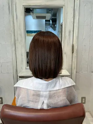 ショート カラー 髪質改善／ブリーチ 宮武　湧斗のヘアスタイル