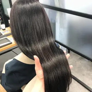 ロング カラー ヘアアレンジ JURI🤎 ワンカールレイヤーのヘアスタイル