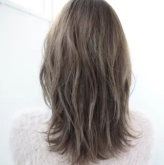 セミロング カラー ❤️sai❤️ official❤️のヘアスタイル