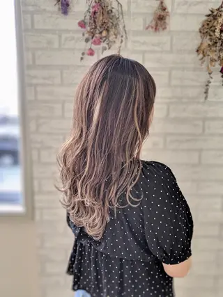 ロング カラー 💜ツヤヘアケア🩷 サトウシュンスケのヘアスタイル