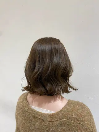 カラー 🎀TEN🎀 オリーブベージュのヘアスタイル