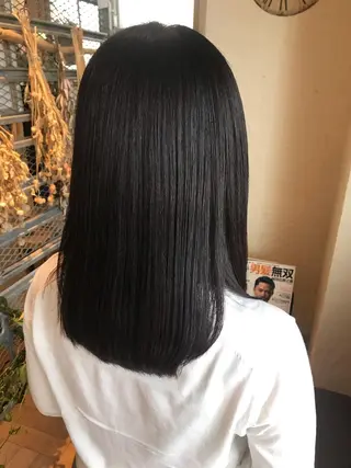 セミロング 青木 啓輔のヘアスタイル