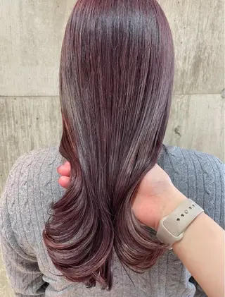 セミロング 本厚木🪅パーマ 🪅カラー🪅Aoiのヘアスタイル