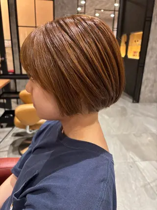 ショート カラー earth中野山店 西尾　乃朱のヘアスタイル