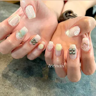 ロング キッズ ネイル teenail 21のネイルデザイン