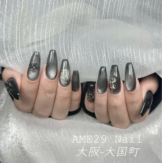 ロング AME29 Nail ネイルサロンのネイルデザイン