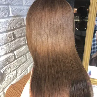 セミロング カラー Soleria 田中慎一のヘアスタイル