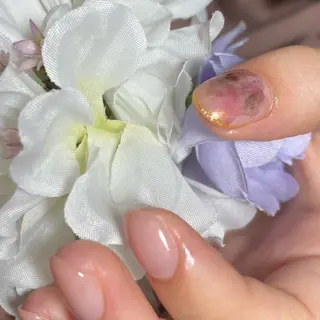 ネイル nail　milky 〜深夜にもネイル〜のネイルデザイン