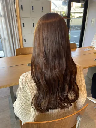 ロング カラー anuenue🌿 西村砂羽のヘアスタイル