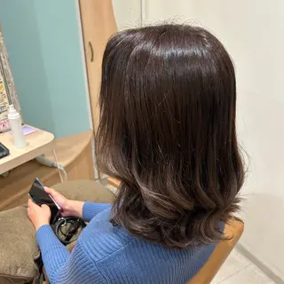 セミロング カラー 🍓後藤 はるな🍓のヘアスタイル